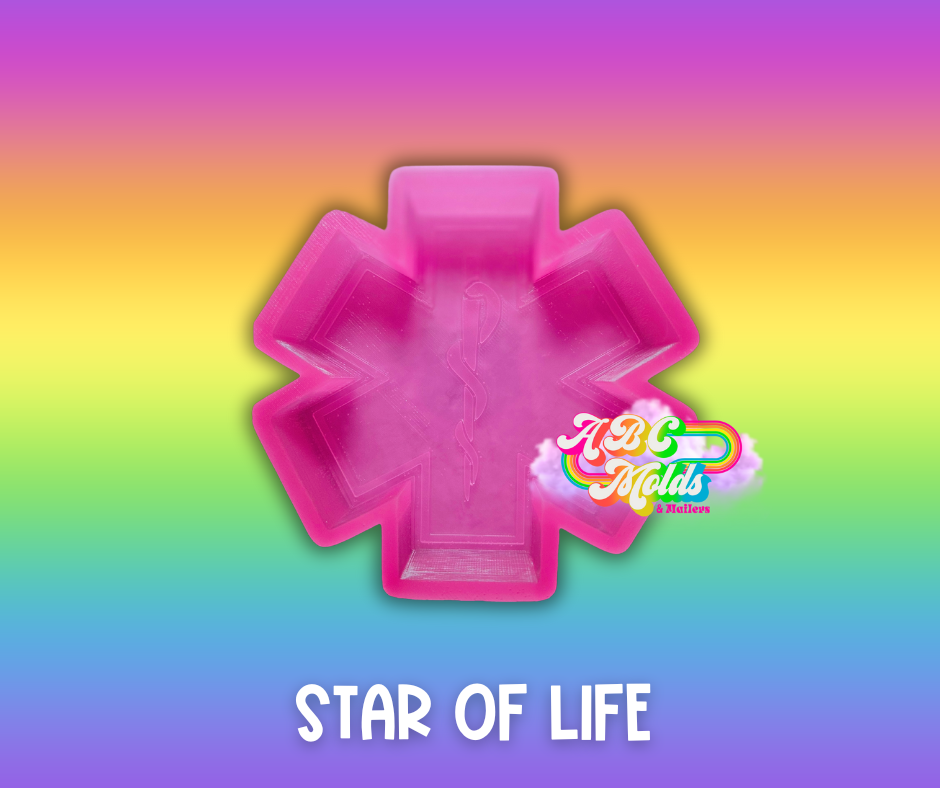 Star of Life Silicone Freshie Mold