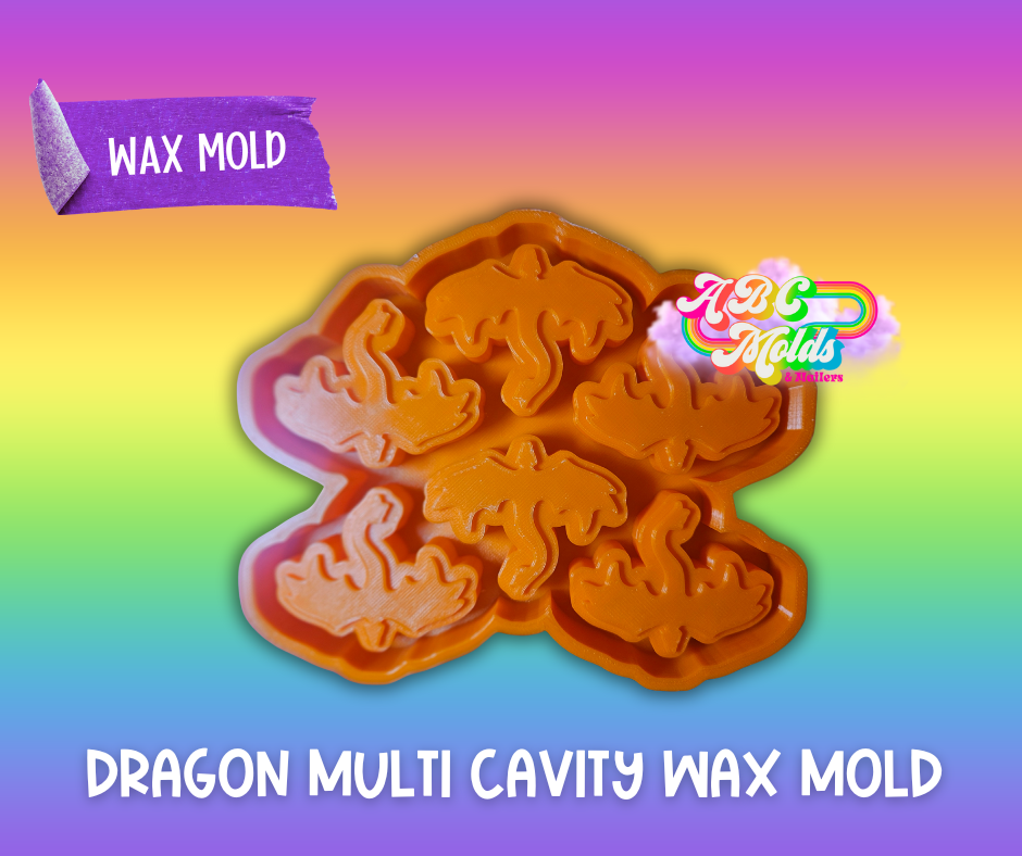 Dragon multi cavity wax Silicone mold
