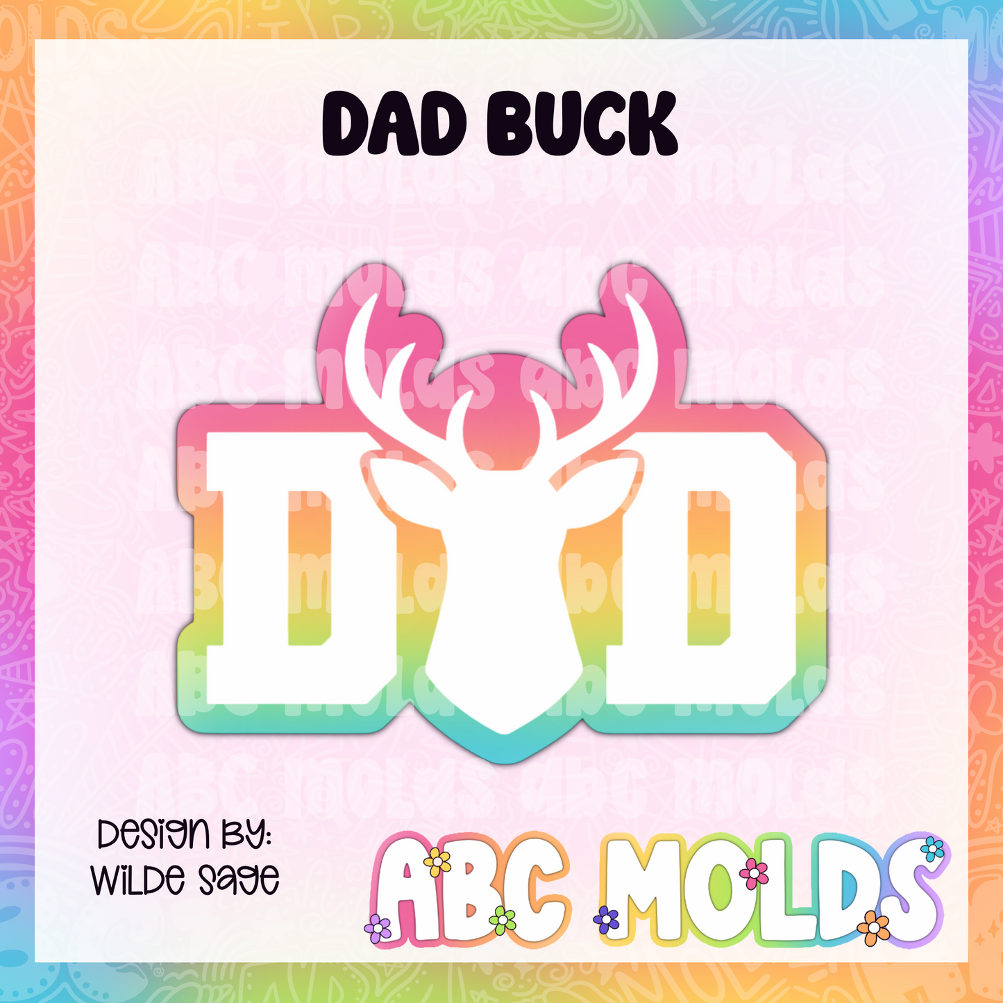Deer Dad Silicone Freshie Mold