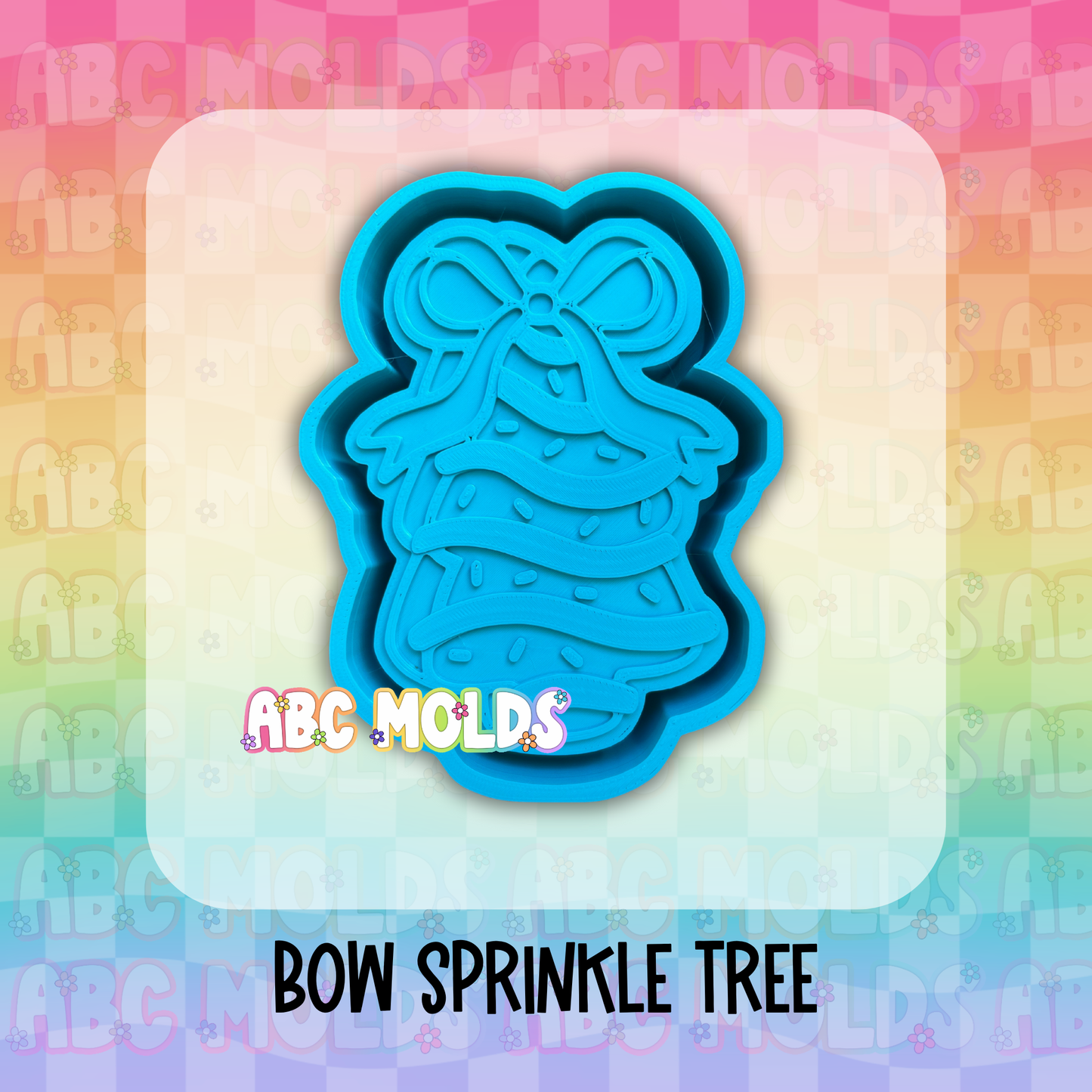 Bow Sprinkle Tree Silicone Mold
