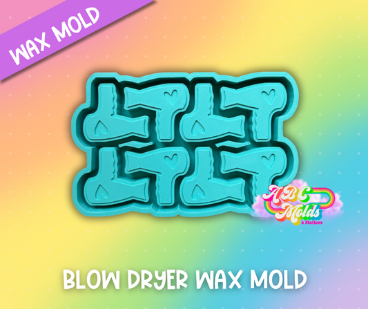 Blow dryer Wax Multi Cavity  Wax Silicone Mold
