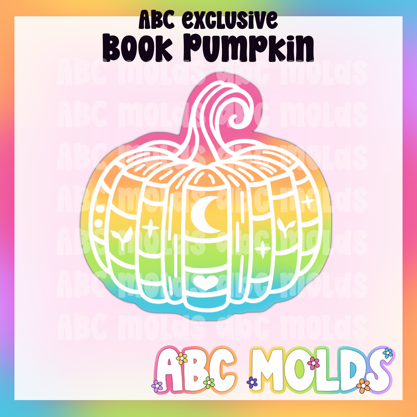 Pumpkin book silicone freshie mold