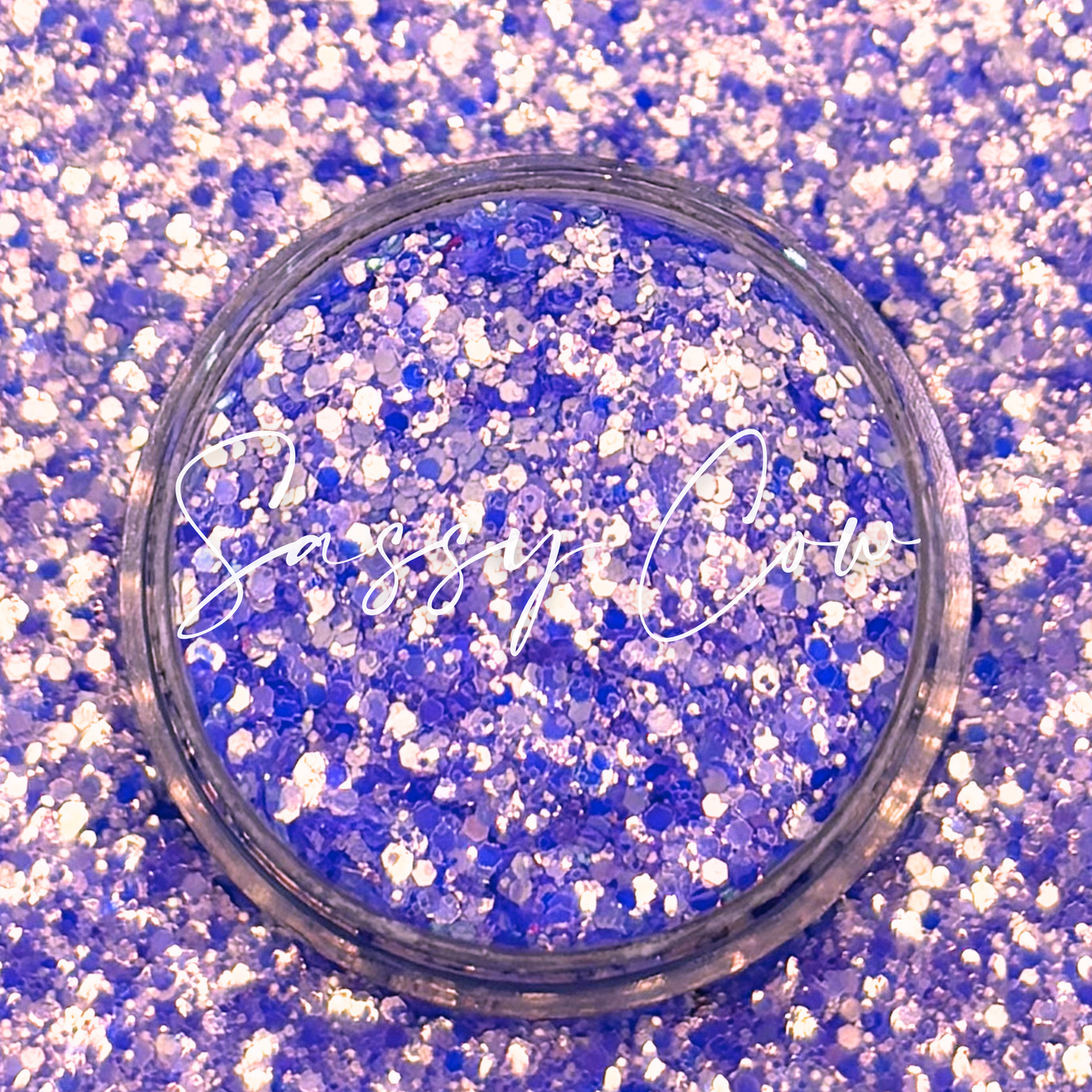 PURPLE JASPER - Mini Chunky Iridescent Mixed Glitter