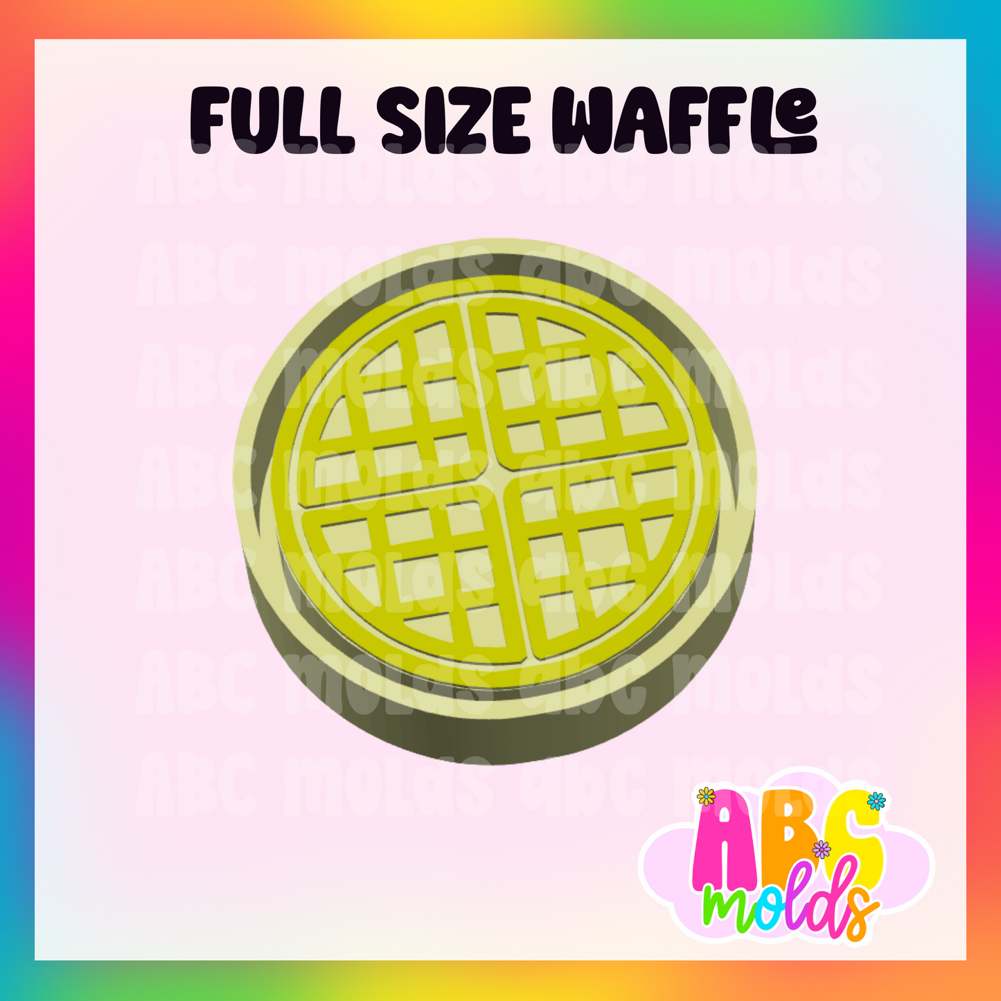 Waffle - Silicone Freshie Mold