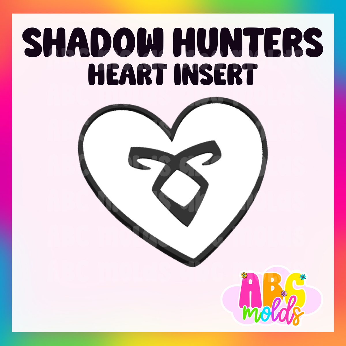 Heart Insert Listing - Bookish - Silicone Freshie Inserts