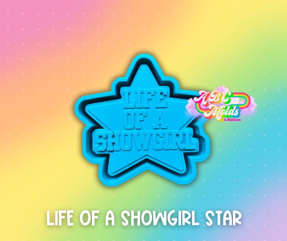 Showgirl Star Silicone Mold