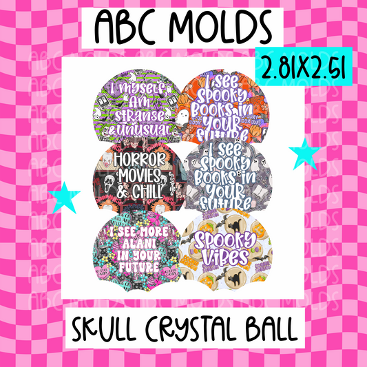 ABC skull crystal ball Bundle - digital Download