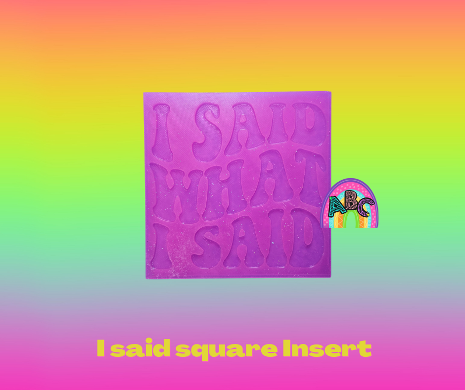 Square Inserts Silicone Mold Inserts