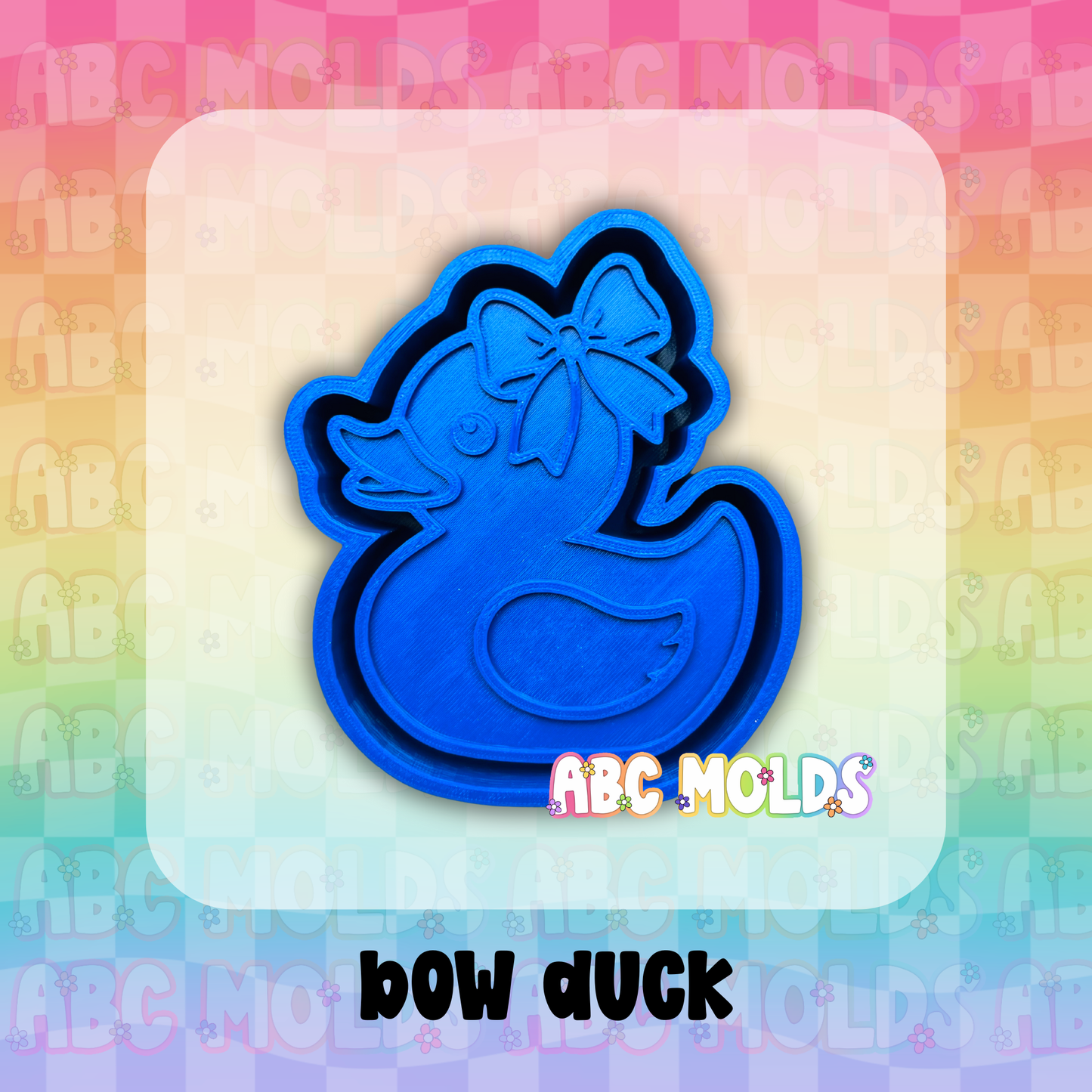 Bow Duck Silicone Mold