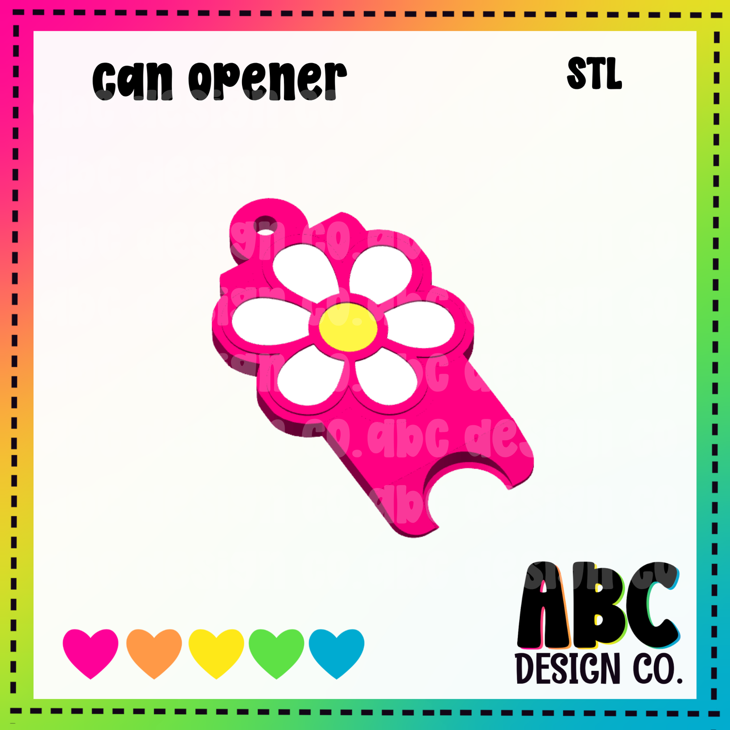 Daisy - Nail Saver Key Chain - STL & 3mf - Digital Download