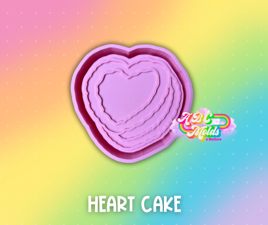 Heart Cake Silicone Mold