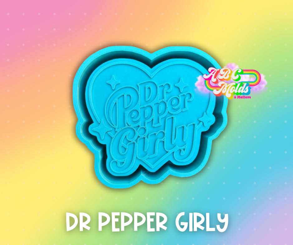 Dr Pepper Girly Silicone Mold