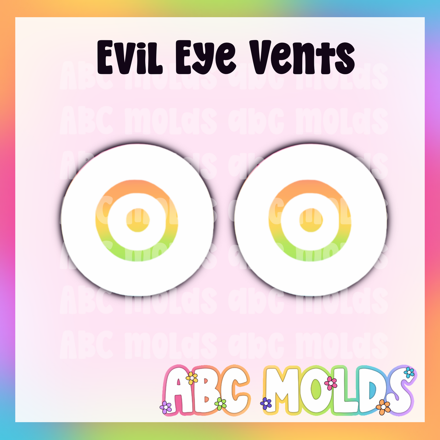 Evil eye vents Silicone Freshie Mold