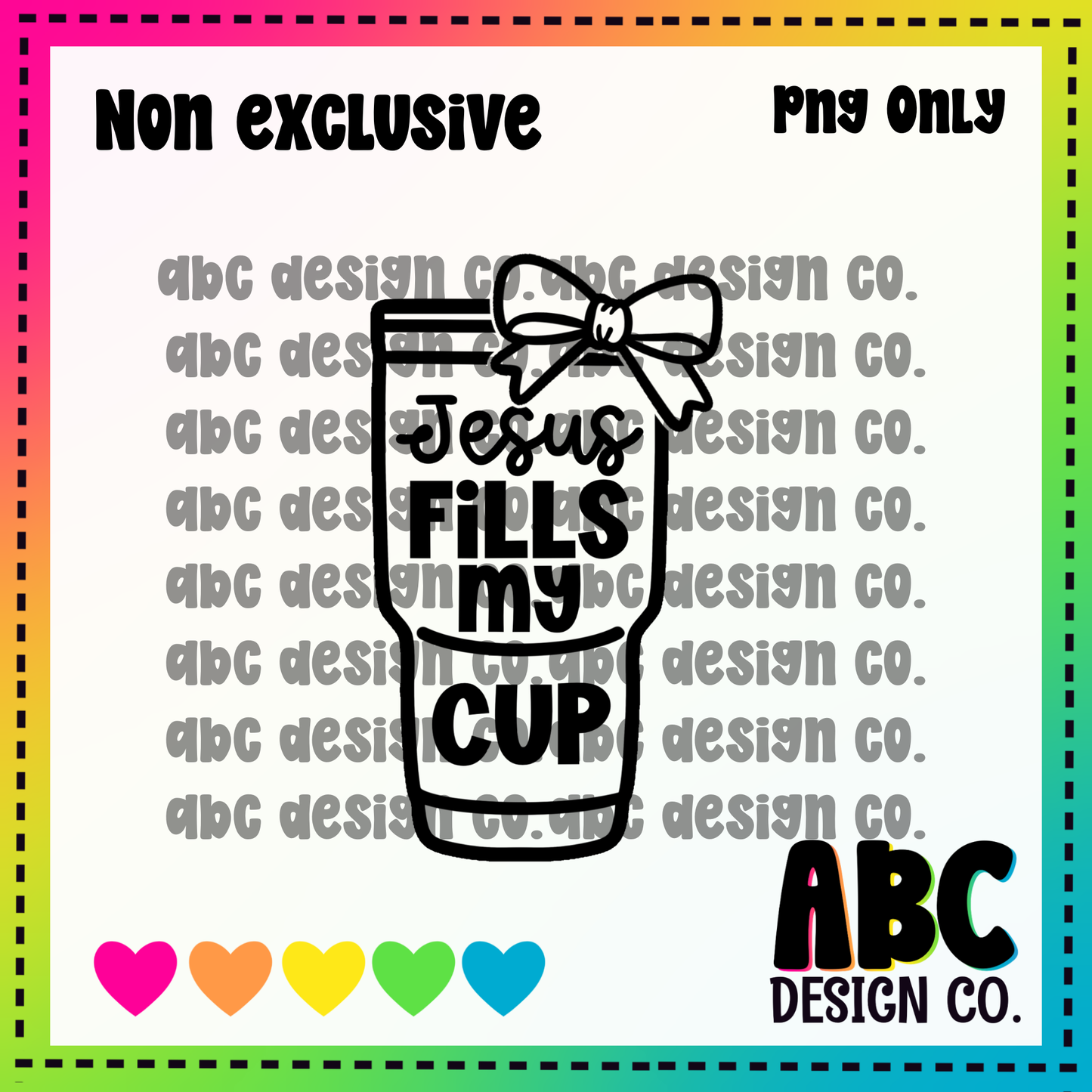 Jesus cup PNG - NON Exclusive - digital download