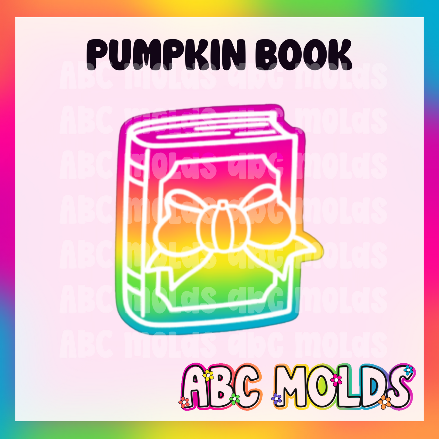 Pumpkin Book Silicone Freshie Mold