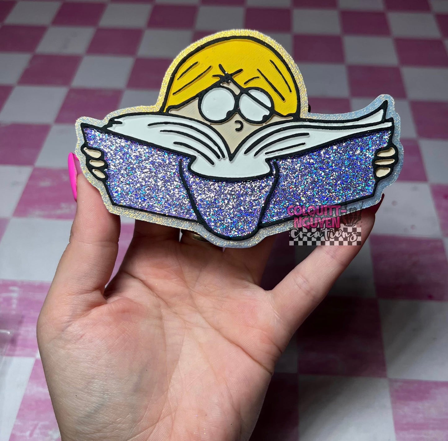 Lizzie Reading Silicone Mold