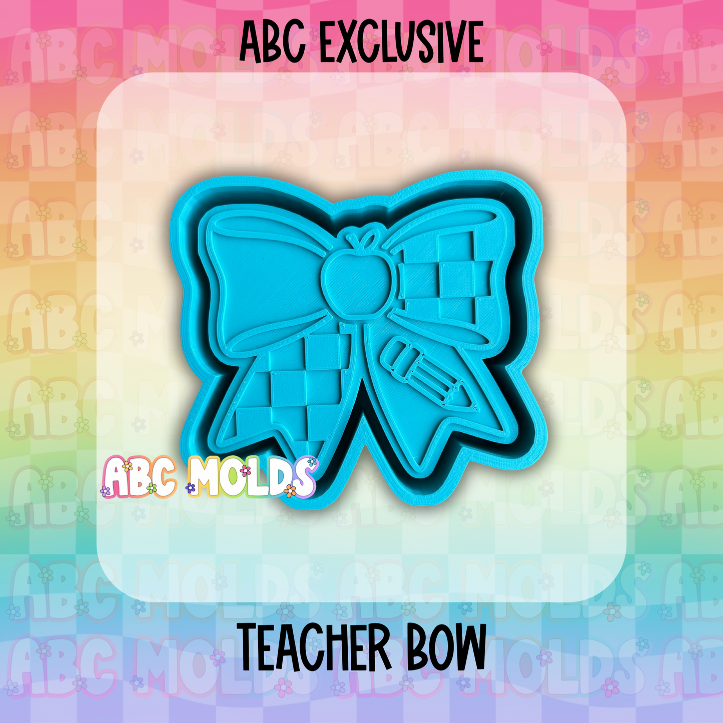 Teacher Bow Silicone Mold