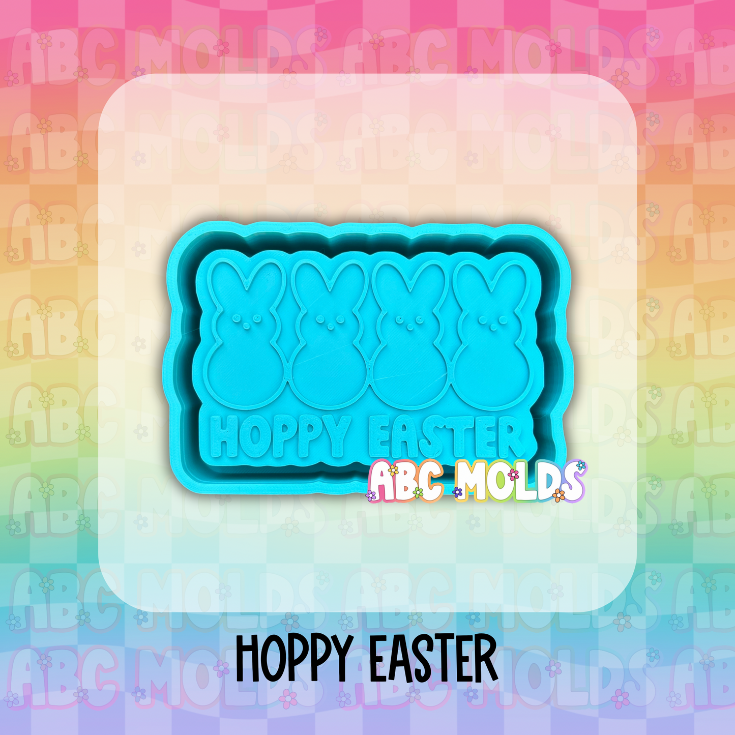 Hoppy Easter Silicone Freshie Mold