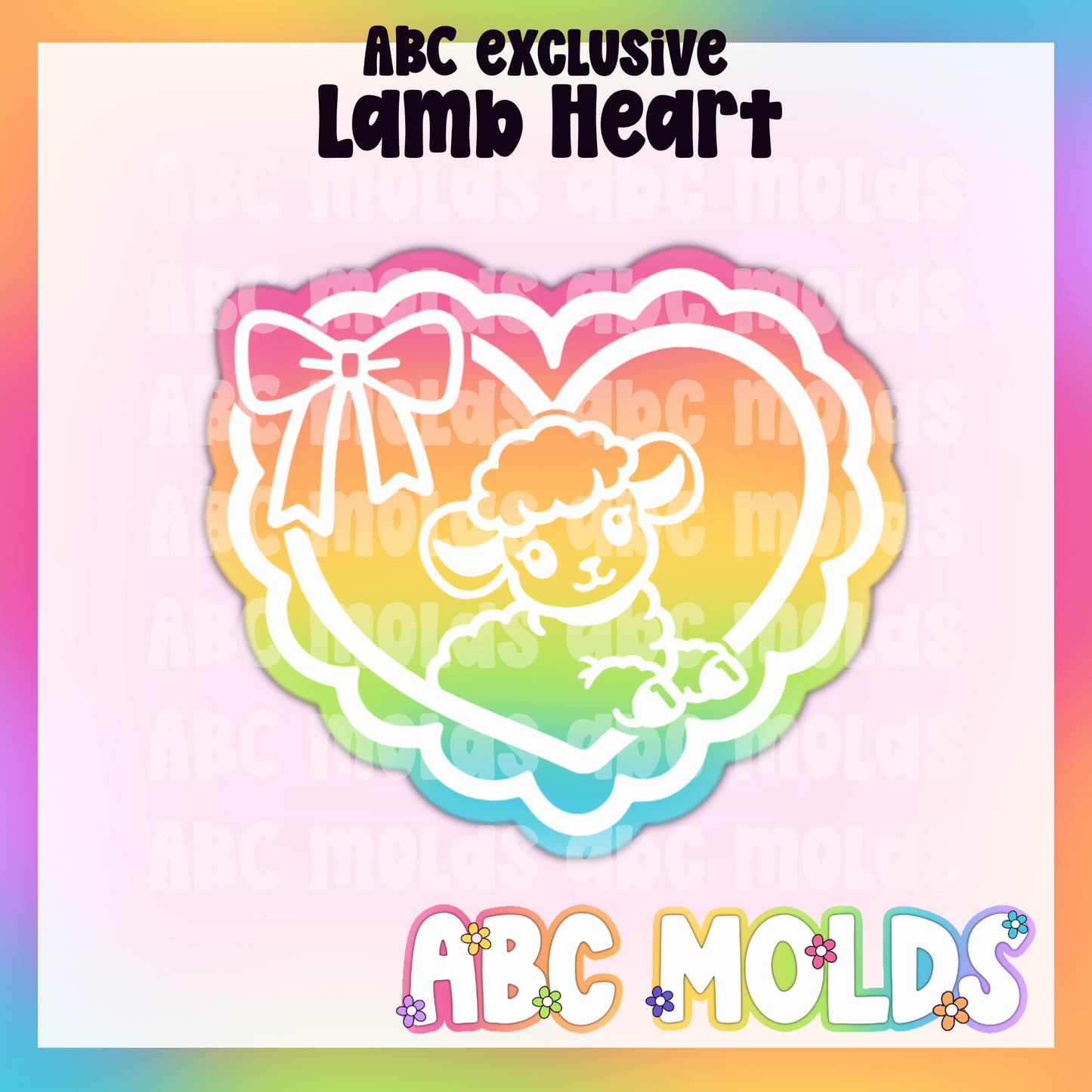 Lamb Heart Silicone Mold