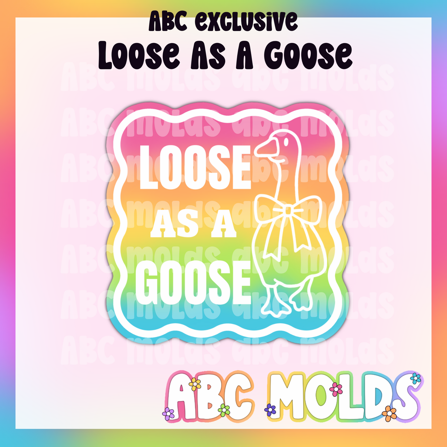 Loose as a goose silicone freshie mold