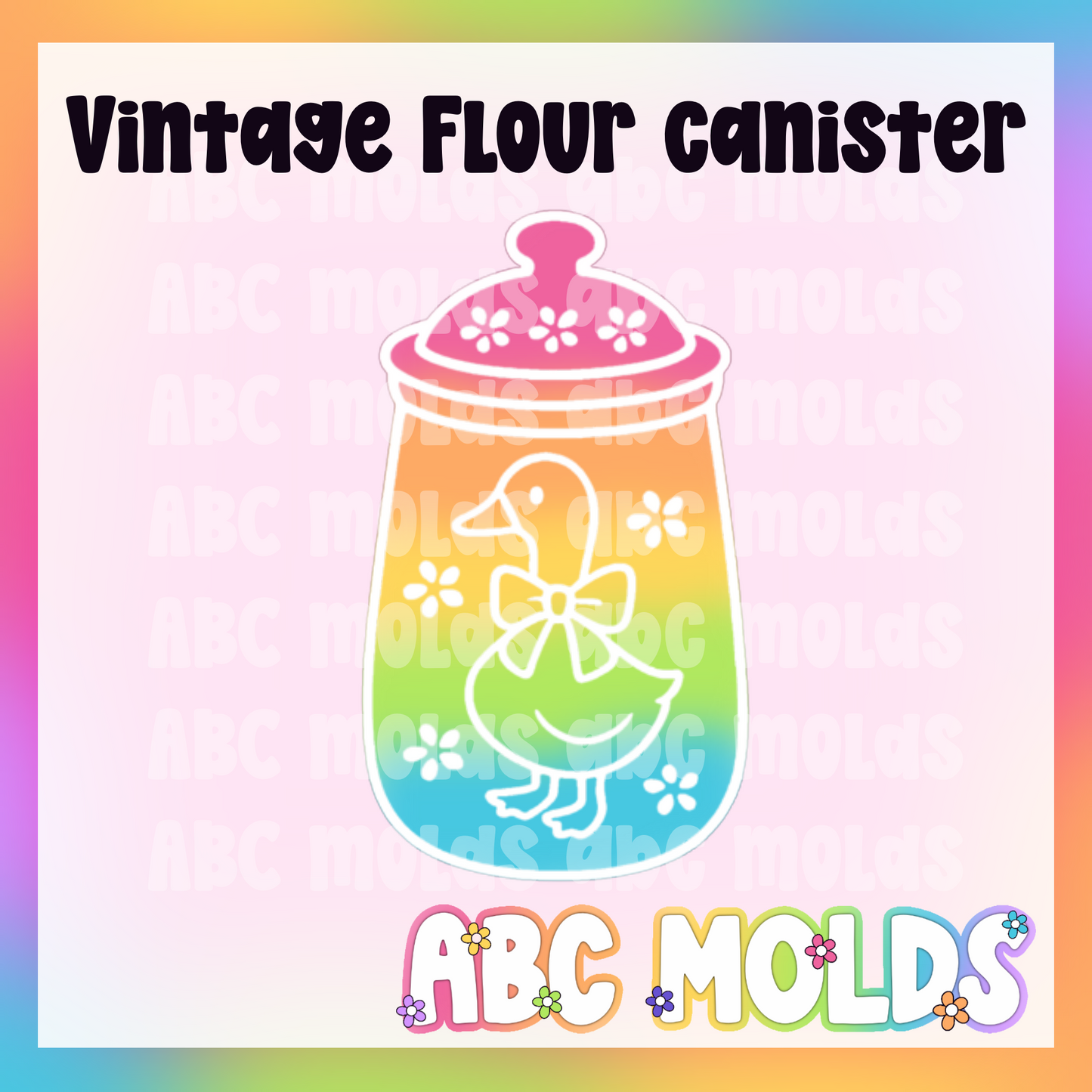 Flour Canister Silicone Mold