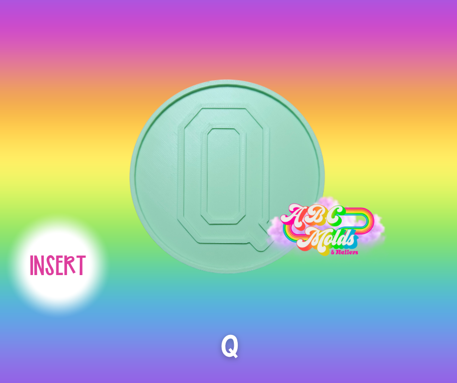 Alphabet Circle Inserts - Individual Listing