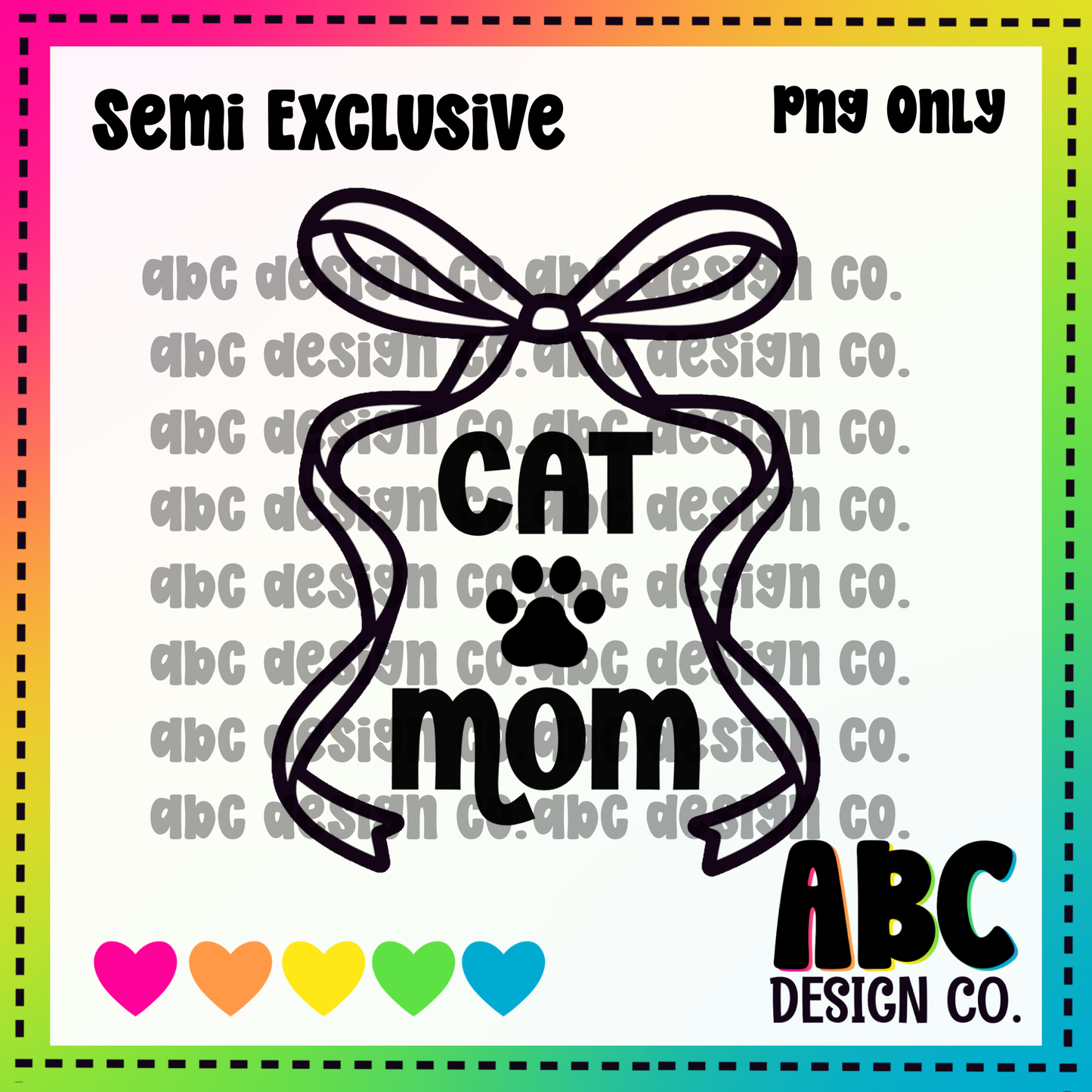 Cat Mom PNG only - Semi-Exclusive - digital download
