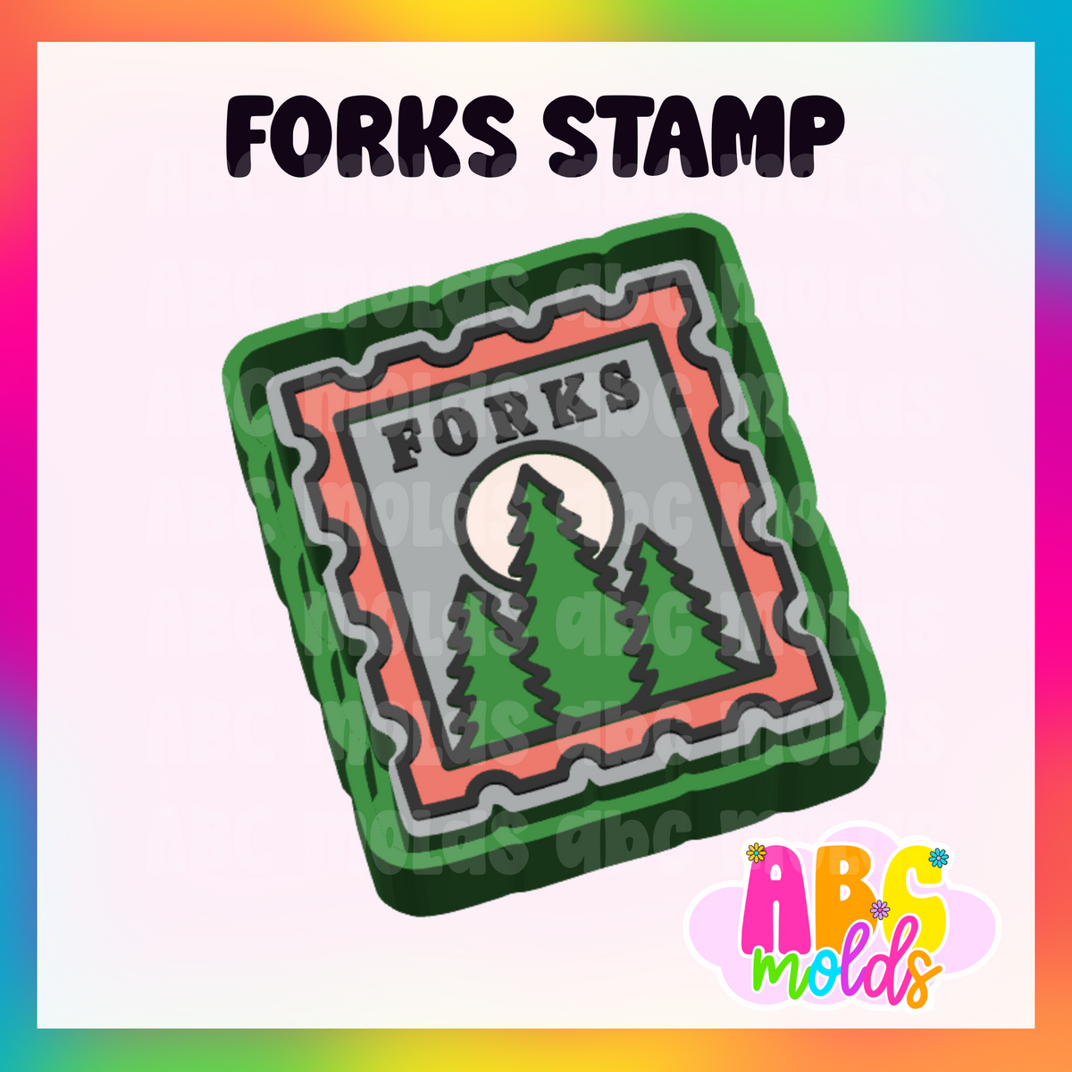 Forks Stamp - Silicone Freshie Mold