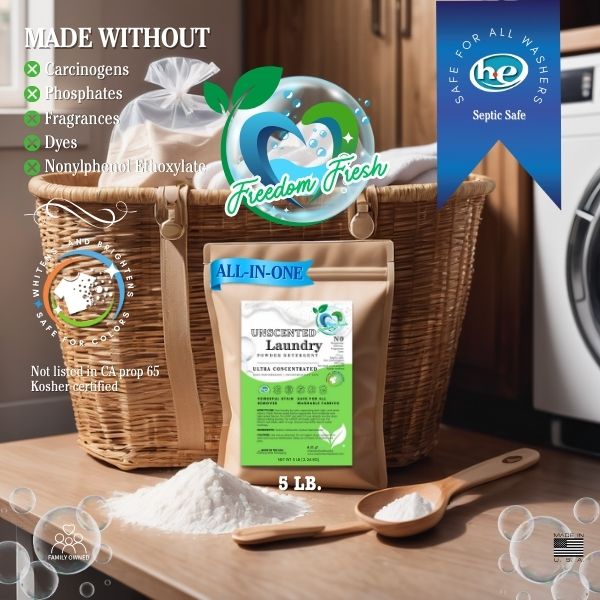 5 lb. Unscented Laundry Powder*