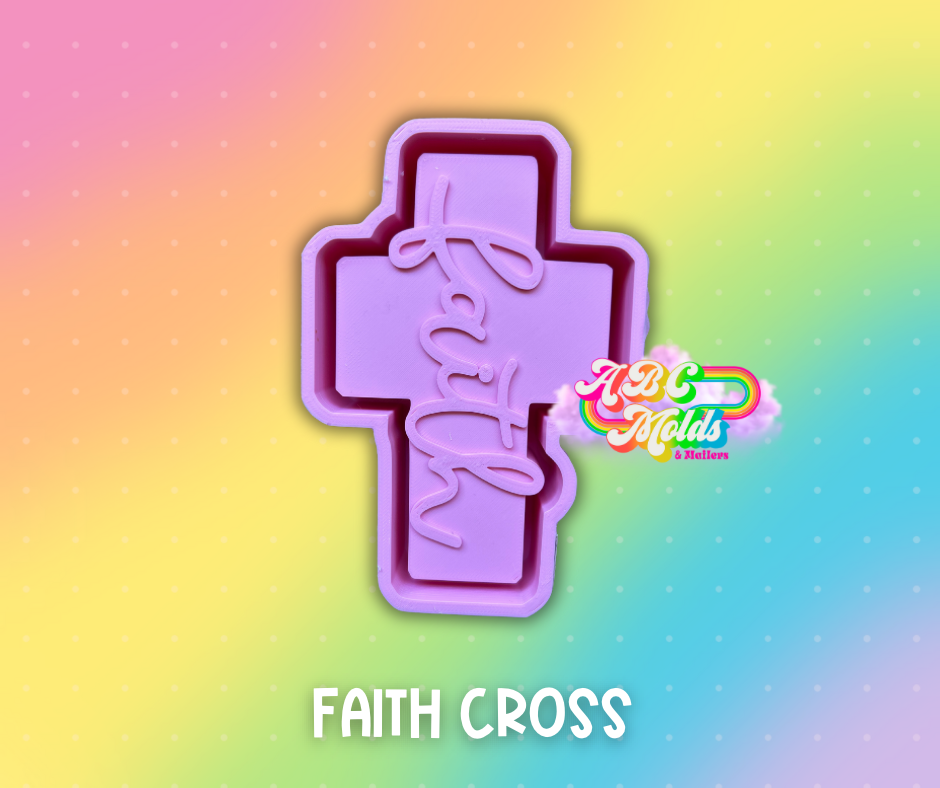 Faith Cross Silicone Mold