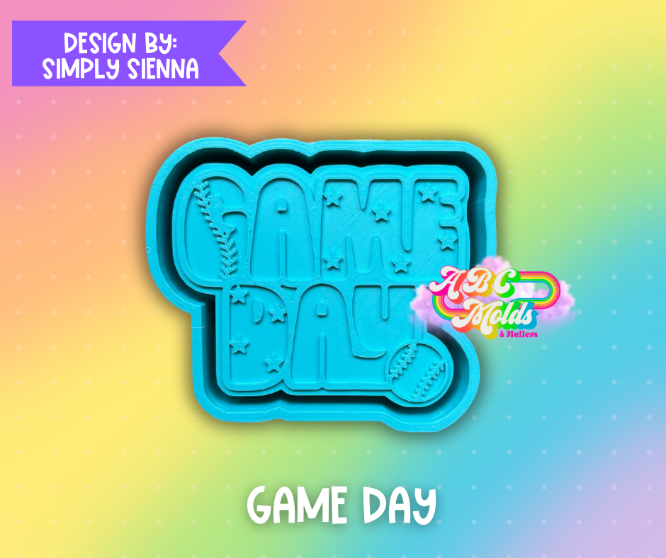 Baseball Gameday Silicone Freshie Mold