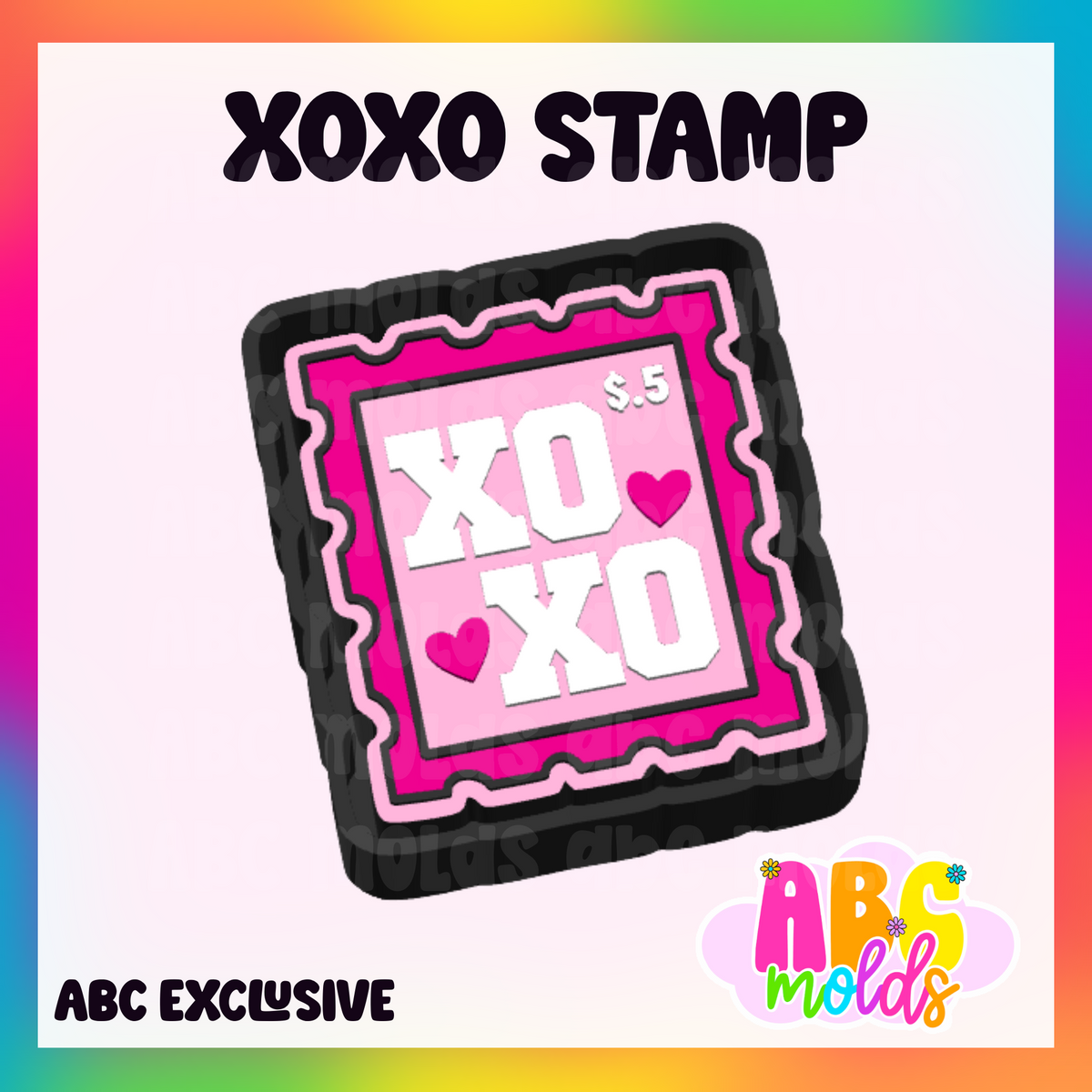 XO Stamp - Silicone Freshie Mold