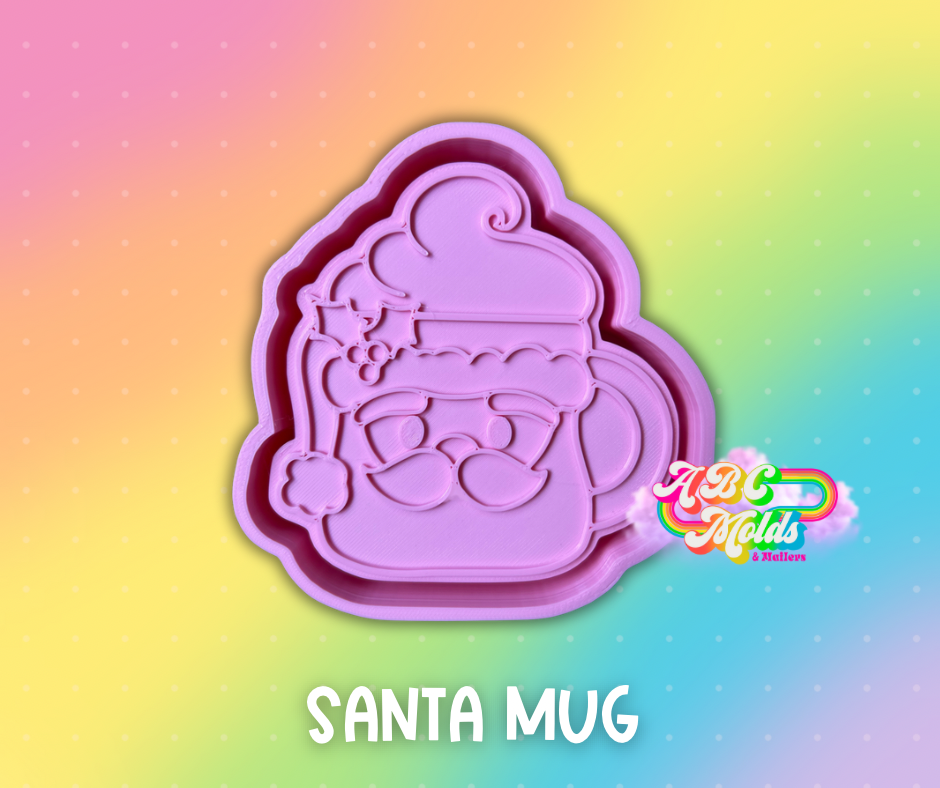Santa Mug silicone mold