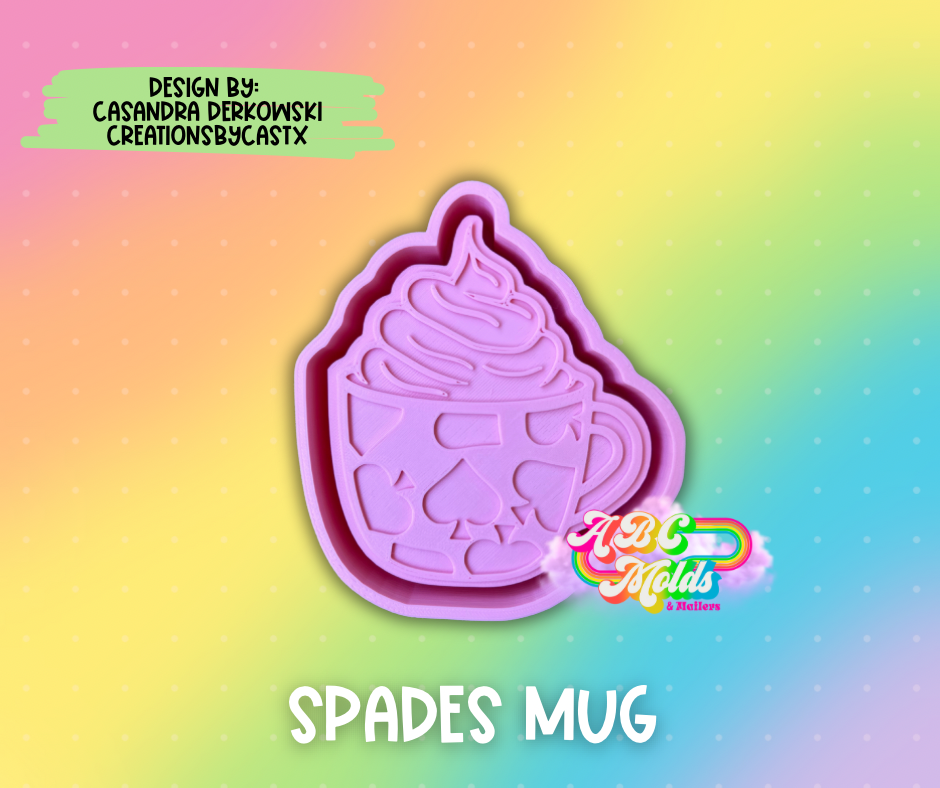 Spades Mug Silicone Mold