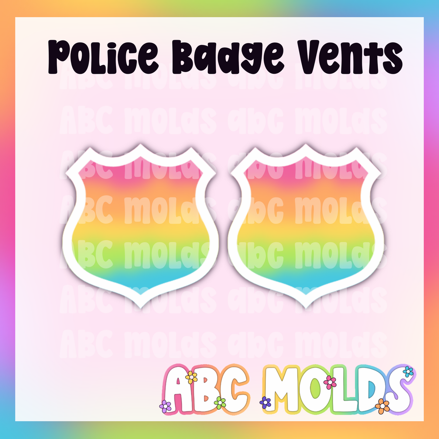 Badge vents Silicone Mold