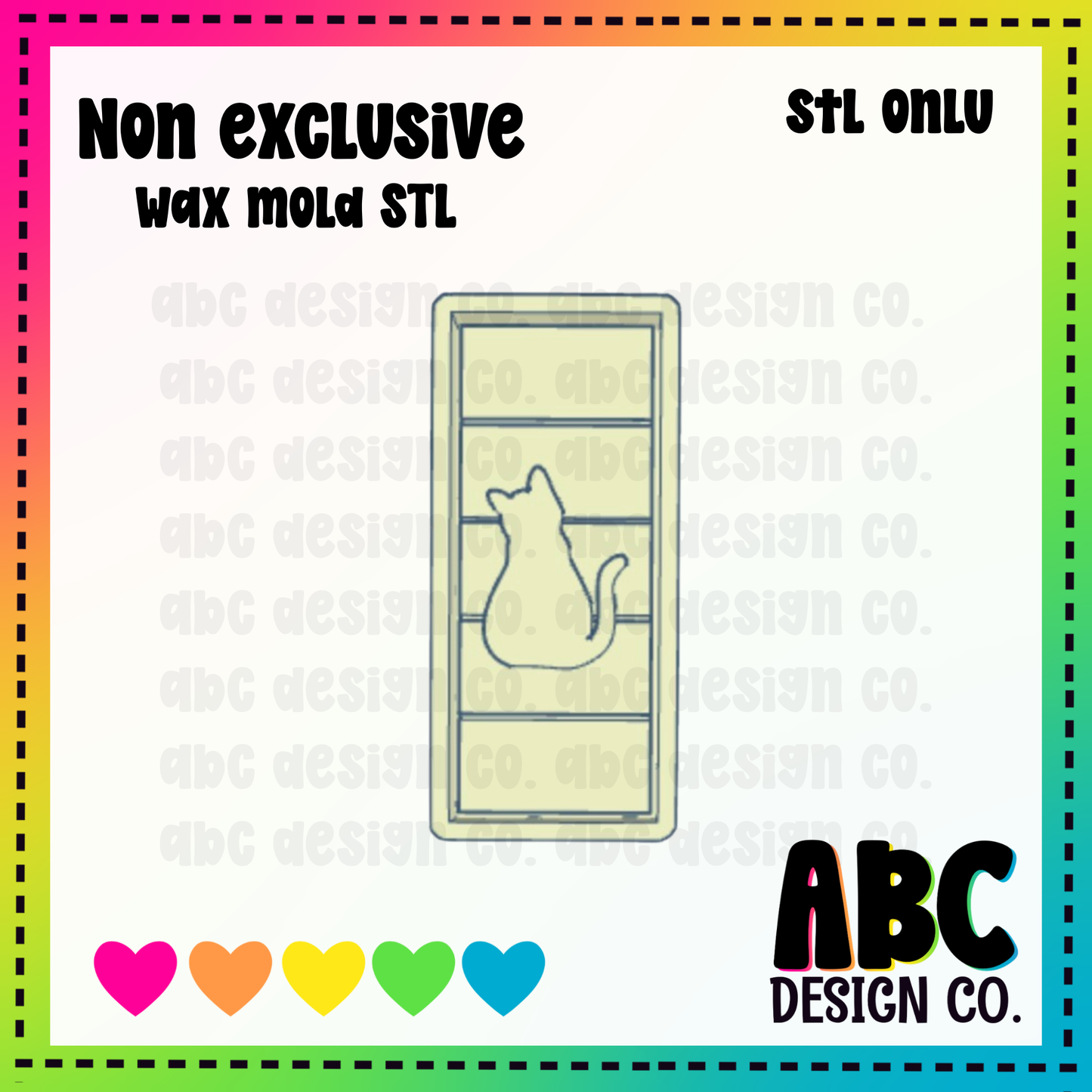 Cat Snapbar WAX Mold STL - digital download