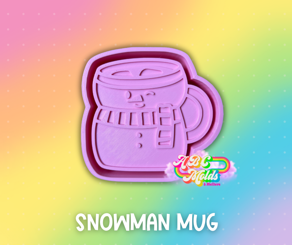 Cute Snowman Mug silicone mold