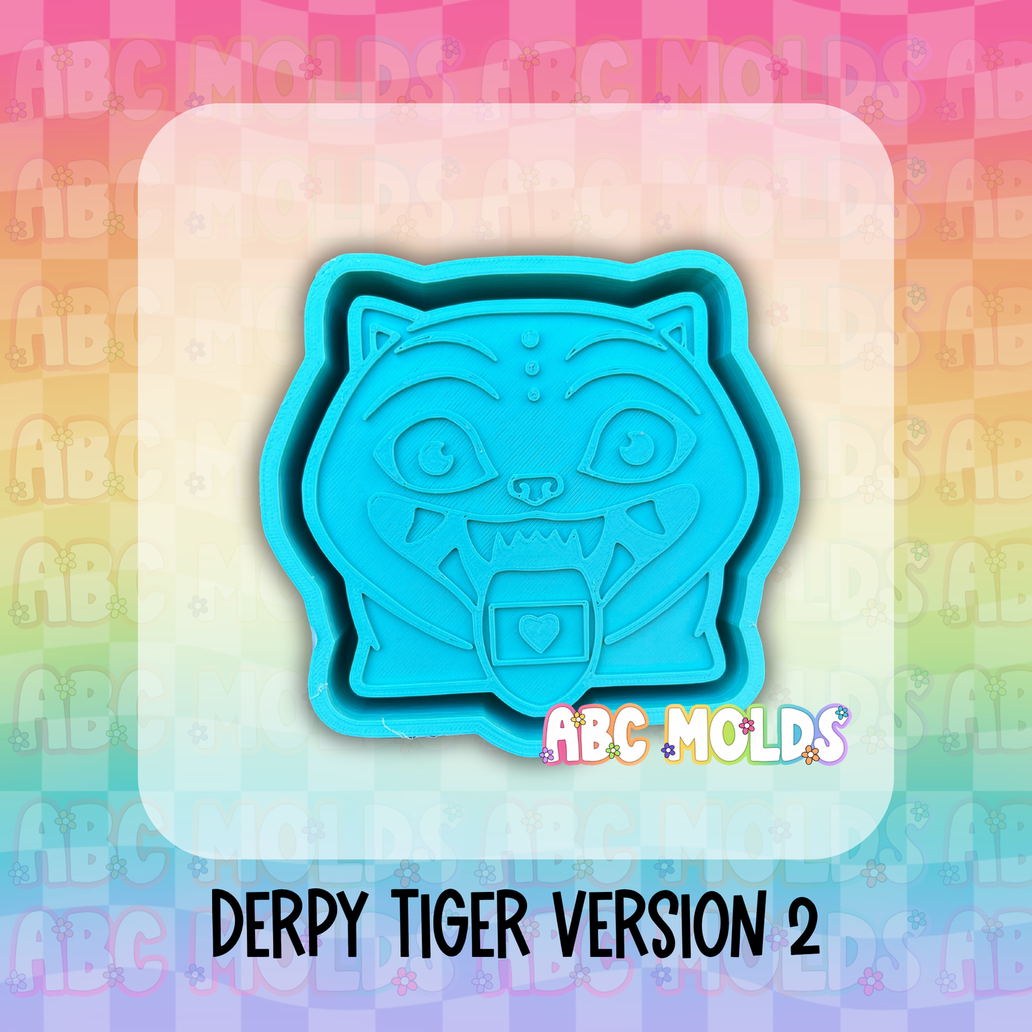Derpy Tiger v2 Silicone Mold