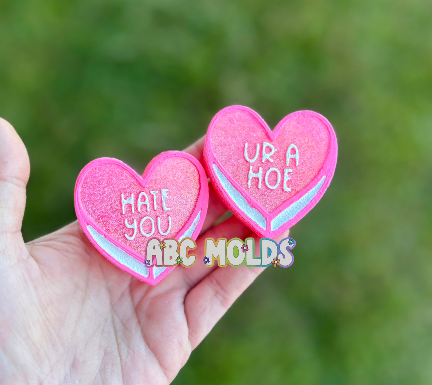 Heart Sayings Mix & Match Vents Silicone Mold