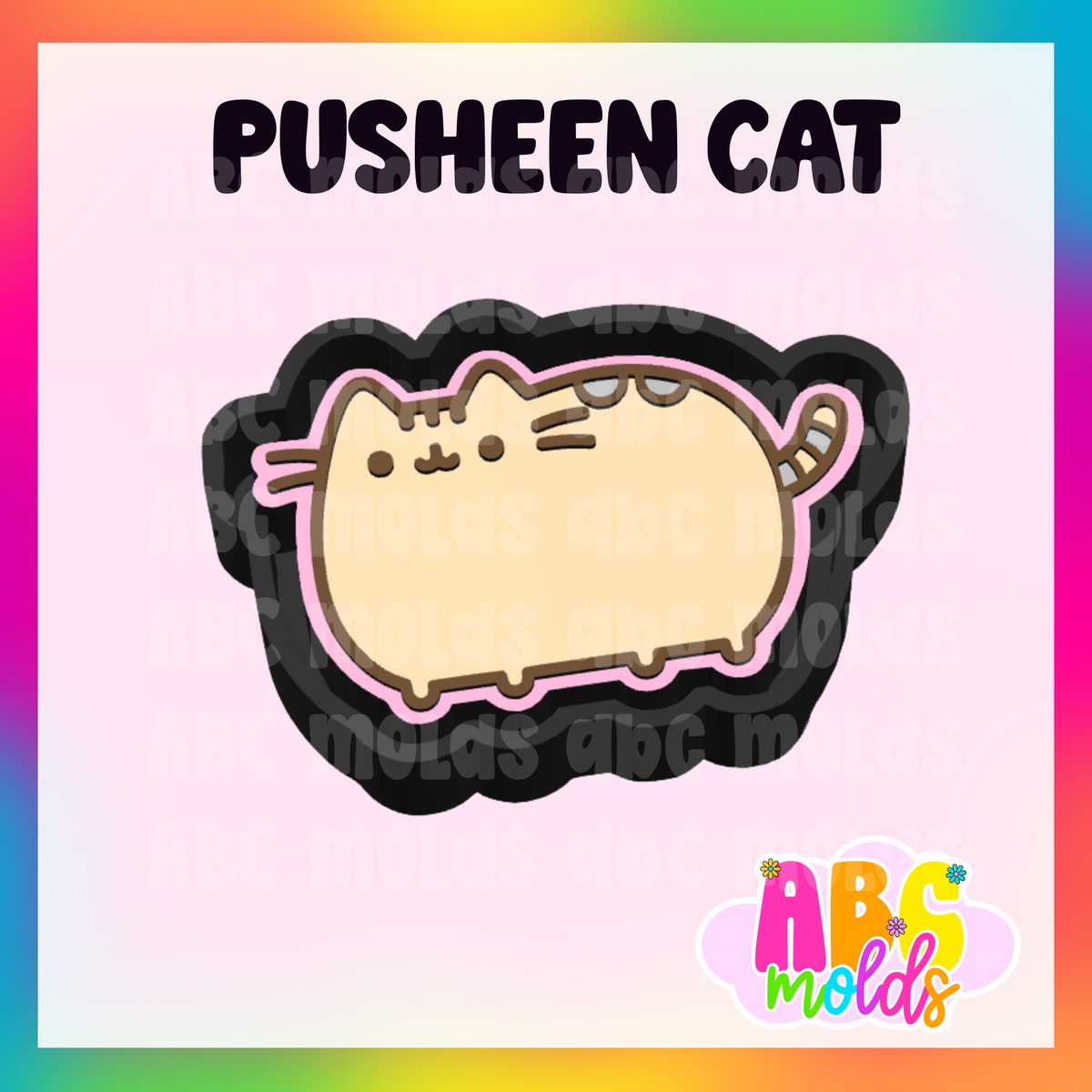 Pusheen cat - Silicone Freshie Mold