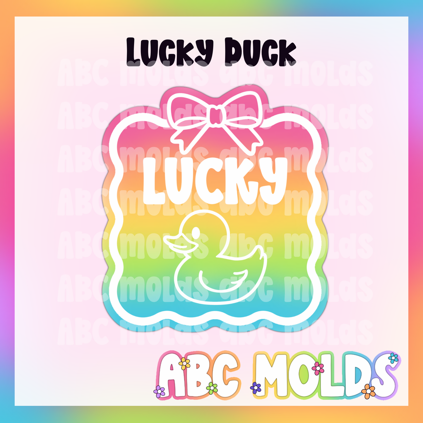 Lucky Duck silicone freshie mold