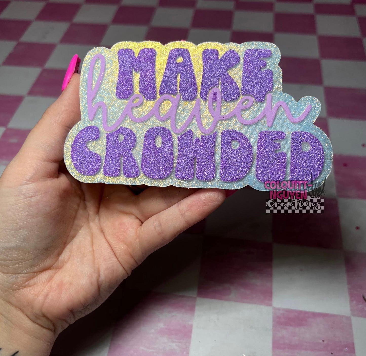 Make heaven crowded Silicone Mold