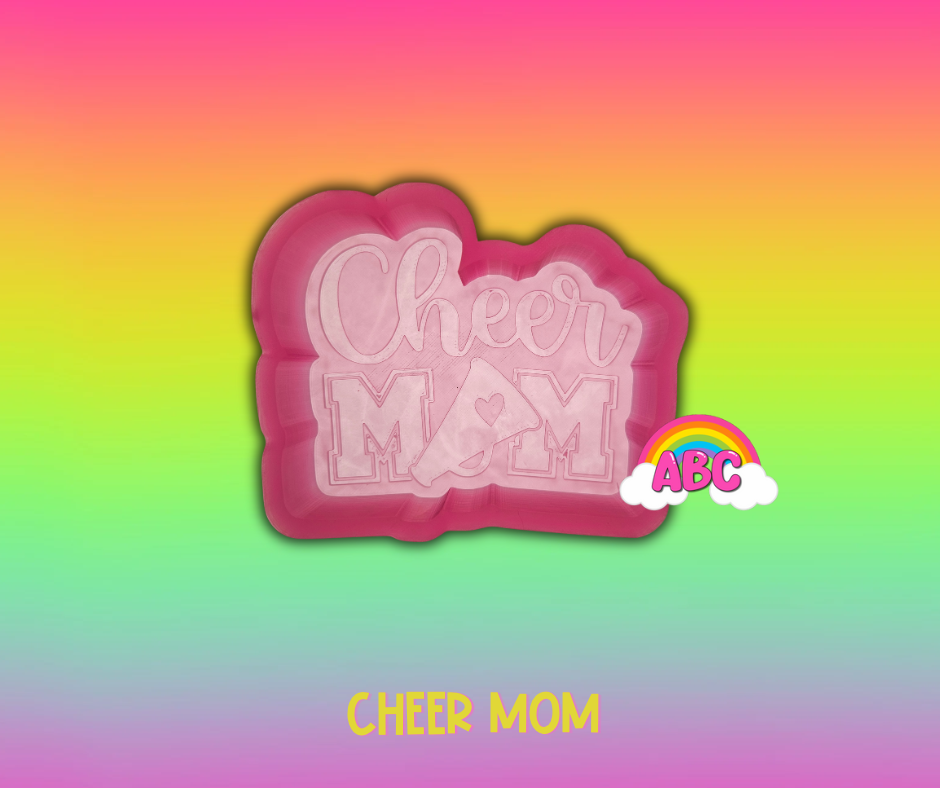 Cheer Mom Silicone Freshie Mold
