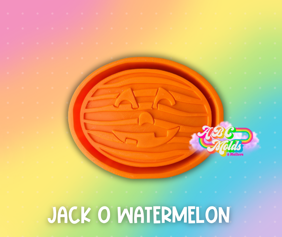 Jack-O-Watermelon silicone mold