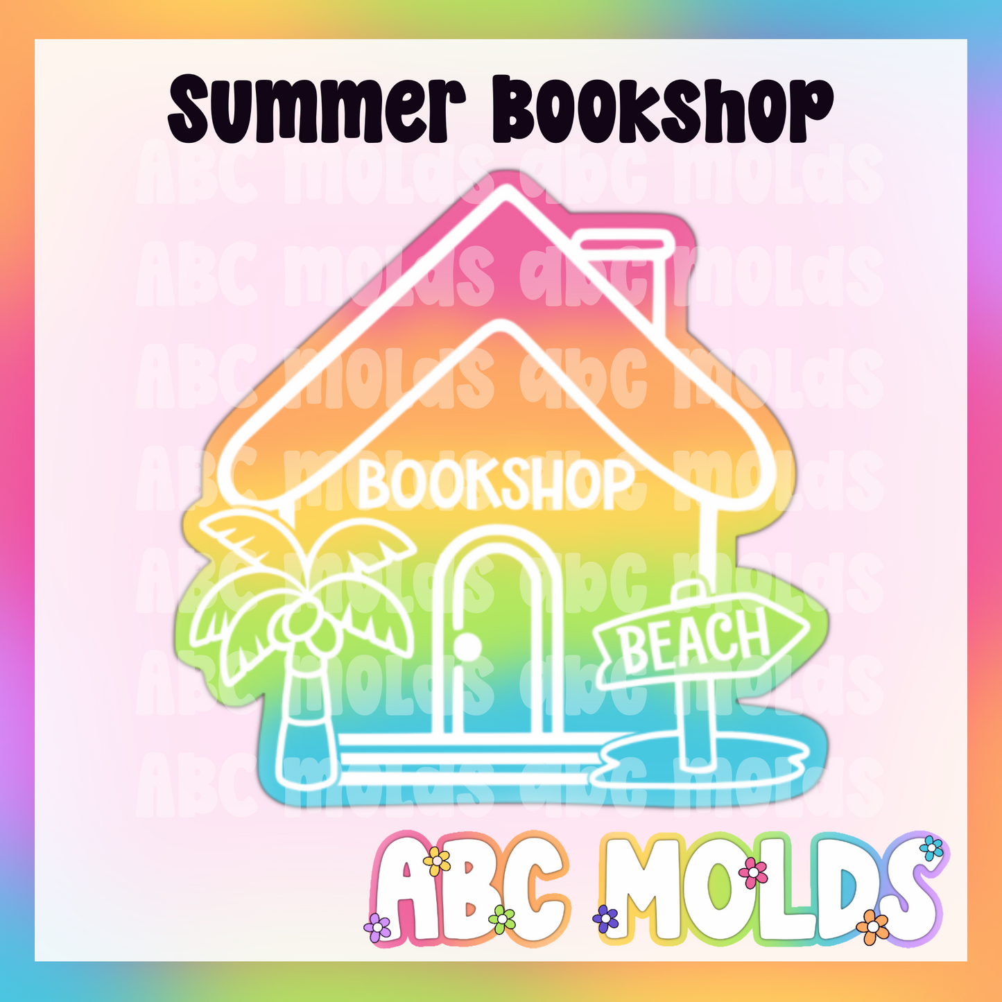 Summer Bookshop Silicone Freshie Mold