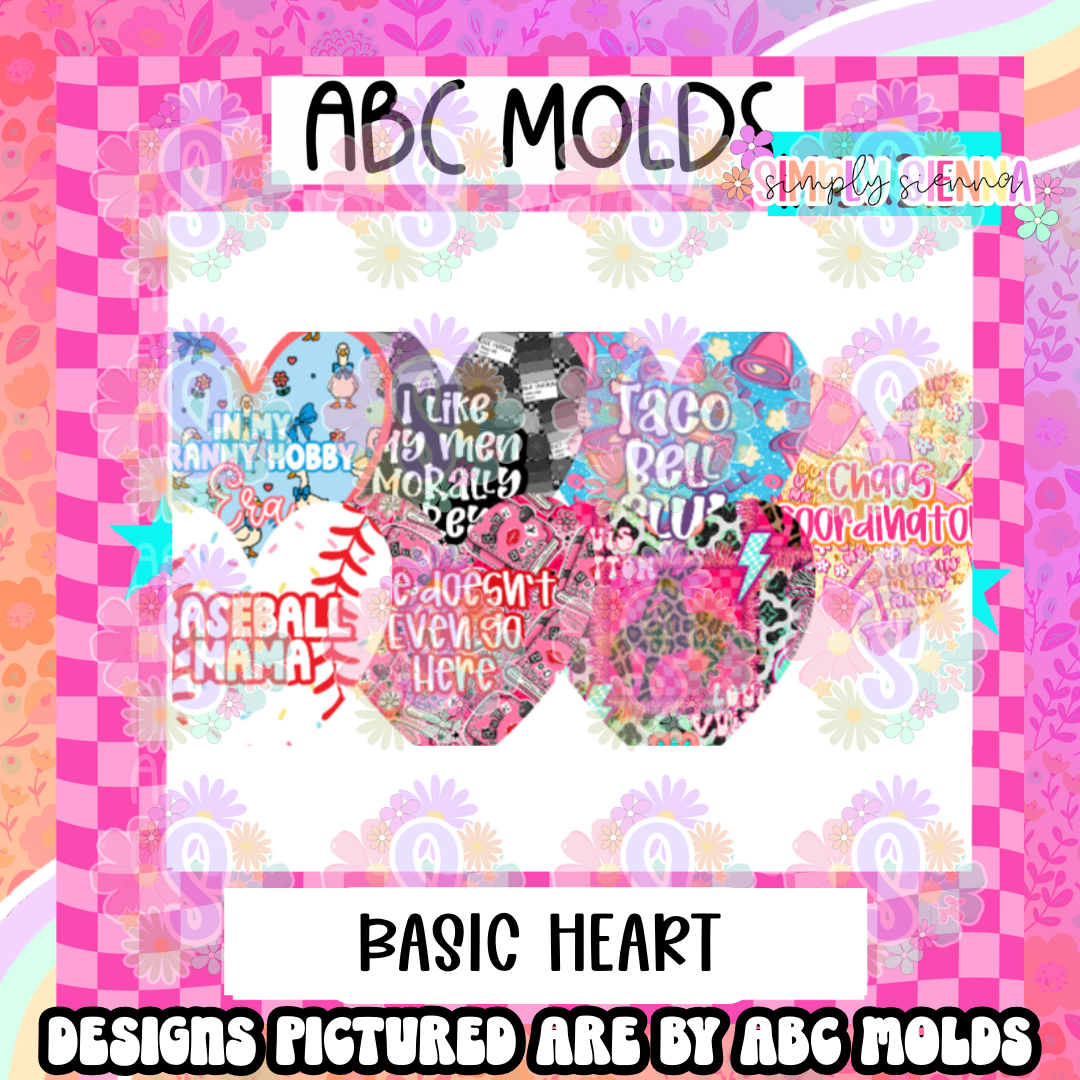 Basic Heart Cardstock - Sold & Shipped By Simply Sienna