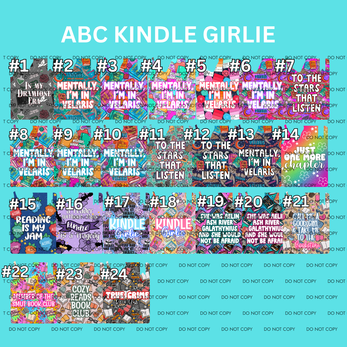 ABC KINDLE GIRLIE CARDSTOCK - sold & shipped by Kalidescope Kreationss