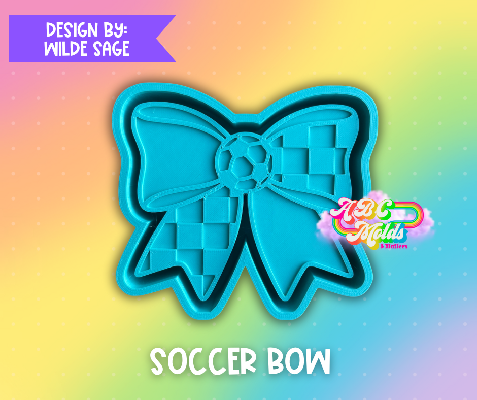 Soccer Bow Silicone Mold