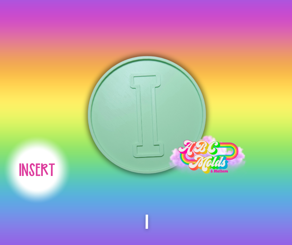 Alphabet Circle Inserts - Individual Listing