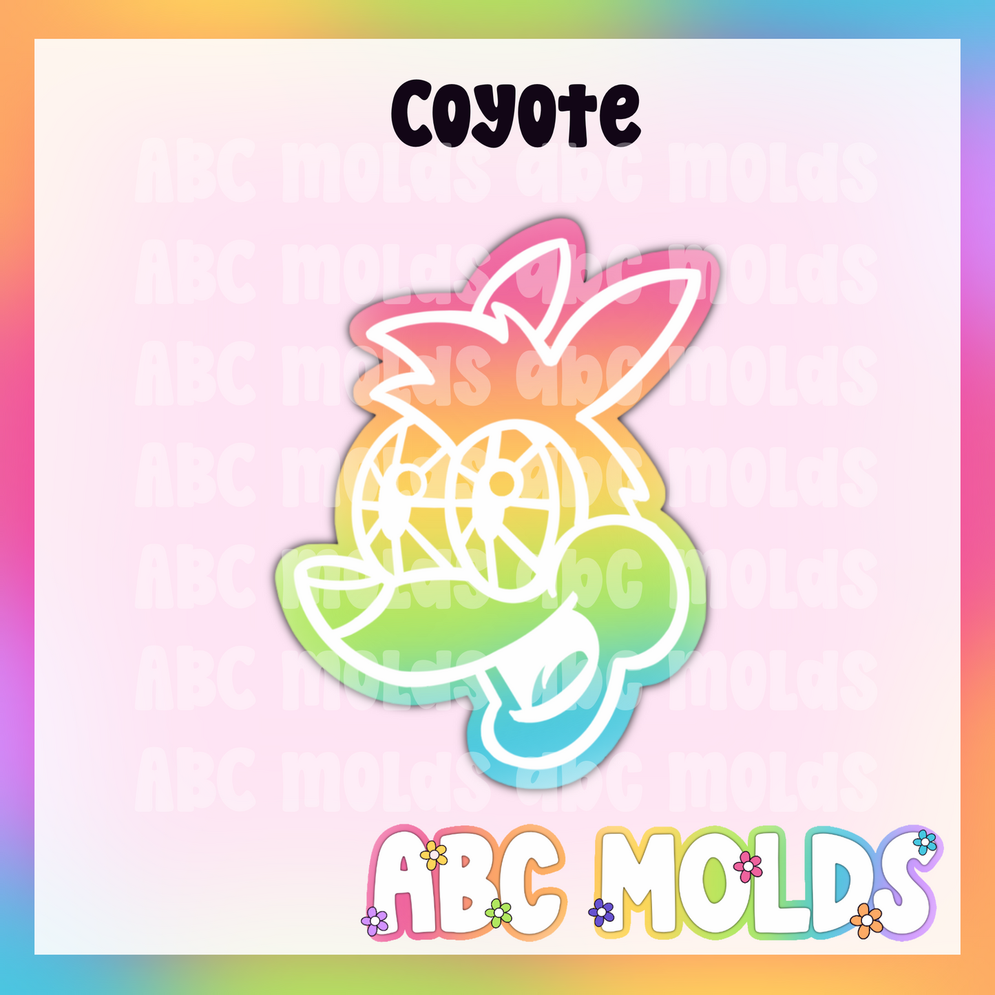 Coyote Silicone Freshie Mold
